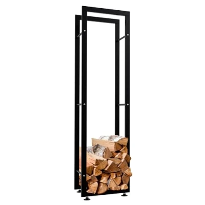 Afbeelding van CLP Keri Brandhoutrek zwart 25x40x150 cm