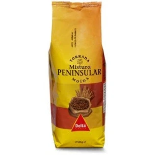 Afbeelding van Delta Peninsulair mengsel van gemalen koffie en gerst, 250 g