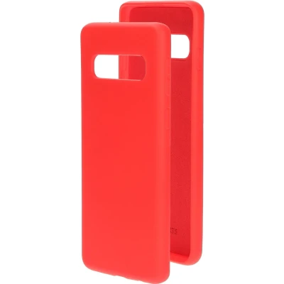 Afbeelding van Mobiparts Silicone Cover Samsung Galaxy S10 Scarlet Red