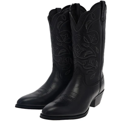 Afbeelding van Ariat HERITAGE WESTERN R TOE westernlaars zwart 37.5 (4.5 UK)