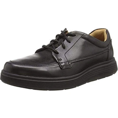 Afbeelding van Clarks Een Abode Ease, Derbys voor heren, Zwart leder
