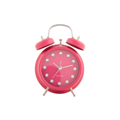 Afbeelding van Karlsson Wekker Glam Diamonds Dark pink