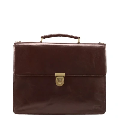 Afbeelding van Jost Skagen Briefcase 2 Comp. brown Aktetas