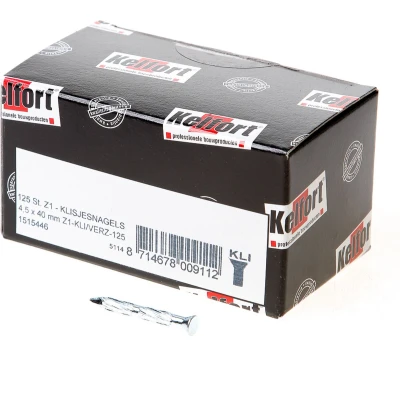 Afbeelding van Kelfort Klisjesnagel platconische kop elektrolytisch verzinkt 4.5 x 40mm