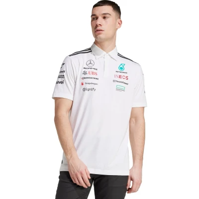 Afbeelding van adidas Performance MERCEDES AMG PETRONAS FORMULA ONE TEAM POLO Heren Wit 3XL