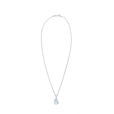 Afbeelding van Elli Tropfen Ranke Kristalle Ketting, Dames, Maat: 45, Weiß