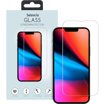 Afbeelding van Selencia Screenprotector Geschikt voor iPhone 13 Pro Max / 14 Plus Tempered Glass Gehard Glas