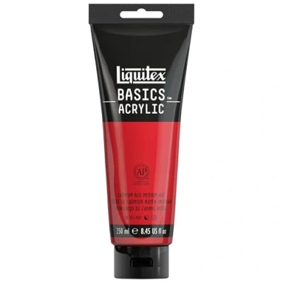 Afbeelding van Liquitex Basics Acryl Tube 250 ml Cadmium Rood Medium Imitatie ROW