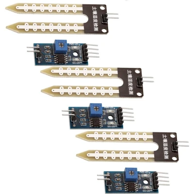 Afbeelding van AZDelivery 3 x Bodemvochtigheidssensor Hygrometer Bodemvochtigheidsmodule compatibel met Arduino Inclusief E Book!