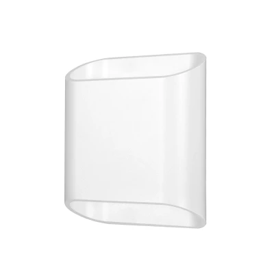 Afbeelding van LED buiten wandlamp, wit, up &amp; down, CCT, dimbaar, aluminium, glas