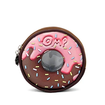 Afbeelding van Oh My Pop portemonnee choconut rond tiener kinderen OMP donut cadeautip
