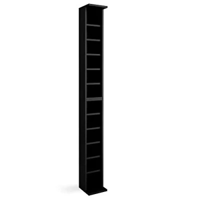 Afbeelding van Vicco CD rek, zwart, 21 x 183,6 cm, 2 stuks