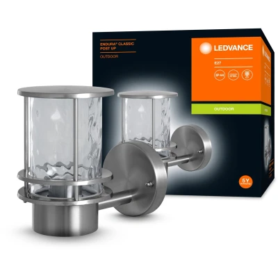 Afbeelding van LEDVANCE ENDURA® CLASSIC POST L 4058075206502 Buitenlamp (wand) LED E27 Zilver