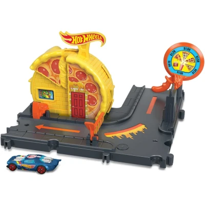 Afbeelding van Hot Wheels City Explorer Speedy Pizza Pick Up Uitbreiding Baandeel