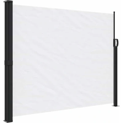 Afbeelding van Windscherm intrekbaar 170x300 cm wit