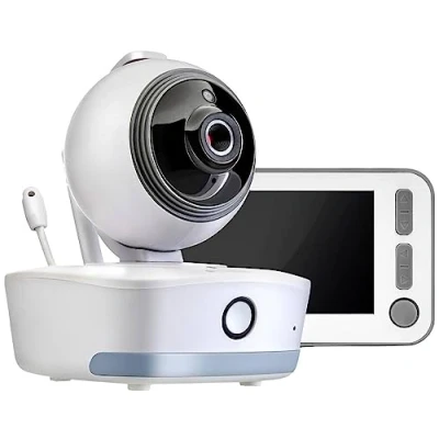 Afbeelding van Reer Babycam XL Babyfoon Video met Nachtzicht Camera Bewegingsbewaking Intercom Functie Thermometer Slaapliedjes/Nachtlampje 1 Unit 80440