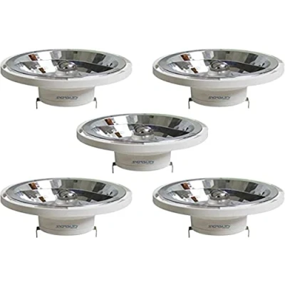 Afbeelding van Sigmaled lighting De LED spot AR111 G53 14W (komt overeen met 120 W halogeen) Natuurlijk licht 4000 K 1050 lumen 12 V AC/DC 5 stuks