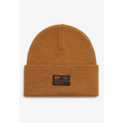 Afbeelding van Superdry Muts, Maat: One Size, Denim co tobacco brown