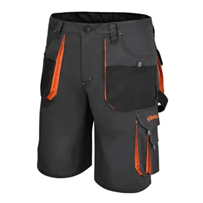 Afbeelding van Beta 7861g Lichte werkbroek, design en pasvorm, werkshorts met meerdere zakken metalen ritssluiting in verschillende maten, multifunctioneel klittenbandsluiting voor heren,