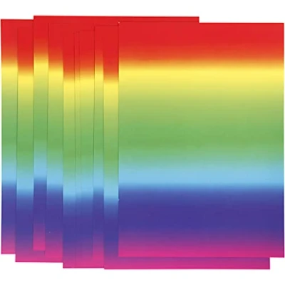 Afbeelding van Creotime Regenboogpapier A4 21 X 29,7 Cm 10 Stuks