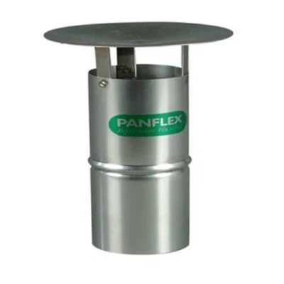 Afbeelding van RVS regenkap flexibele pijp 80 mm gebruiken met
