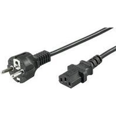 Afbeelding van Microconnect PE0204100 electriciteitssnoer Zwart 10 m CEE7/7 C13 stekker
