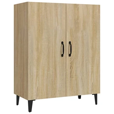 Afbeelding van vidaXL Dressoir, Sonoma eik, 70 x 34 90 cm, bewerkt hout