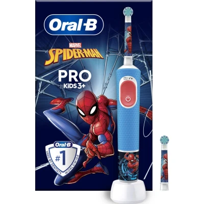Afbeelding van Oral B Pro Kids Spider Man Elektrische Tandenborstel 2 Opzetborstels