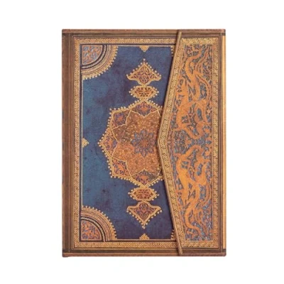 Afbeelding van Paperblanks Safavid Indigo Midi Blanco