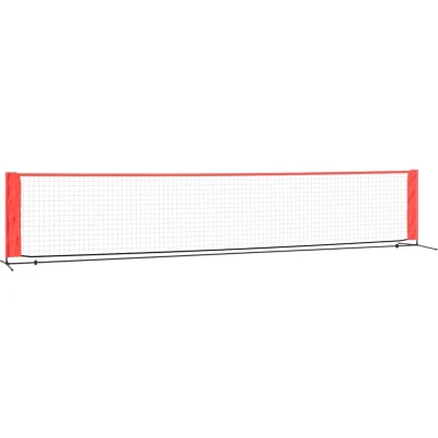 Afbeelding van Tennisnet 500X100X87 Cm Polyester Zwart En Rood