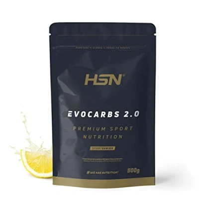 Afbeelding van HSN Evocarbs 2.0 Isotone drank poeder Citroensmaak 500 g = 13 innames per doos glutenvrije koolhydraatdrank en elektrolyten niet GMO, veganistisch