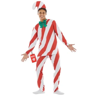 Afbeelding van Fun Shack Zuckerstange herenkostuums (1 stuk), Rood