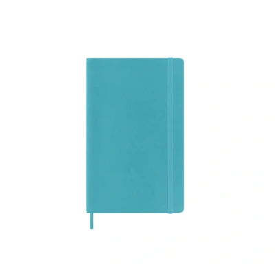 Afbeelding van Notitieboek Moleskine large 130x210mm lijn soft cover reef blue