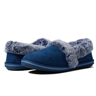 Afbeelding van Skechers Pantoffels, Dames, Maat: 41, Azul marino Textiel