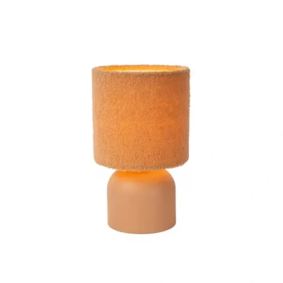 Afbeelding van Lucide Tafellamp Woolly 16cm Okergeel