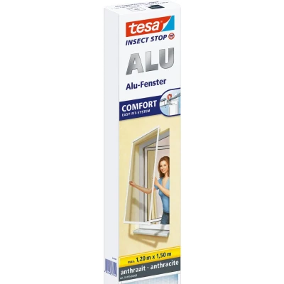 Afbeelding van tesa ALU COMFORT Vliegenhor (b x h) 1200 mm 1500 Antraciet 1 stuk(s)