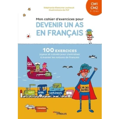 Afbeelding van Mon cahier d&#039;exercices pour devenir un as en français CM1 CM2