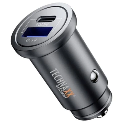 Afbeelding van Technaxx TX 305 Dual AUTO oplader 30 W Stroombelasting (max.): 3 A 12/24 V