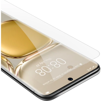 Afbeelding van Cadorabo Screenprotector geschikt voor Huawei P50 PRO Pantser film Beschermende in KRISTALHELDER Geharde (Tempered) display beschermglas 9H hardheid met 3D Touch