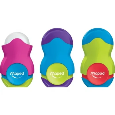 Afbeelding van Maped Loopy Gum &amp; puntenslijper Verschillende kleuren