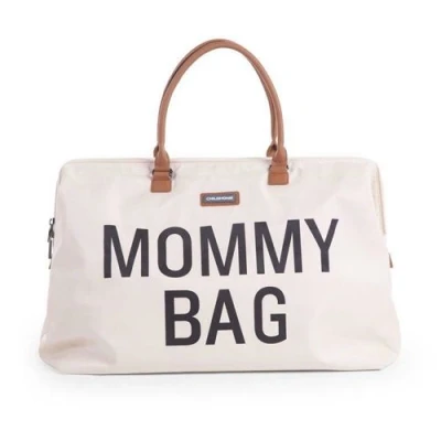 Image de CHILDHOME Mommy Bag Sac A Langer Ecru Noir