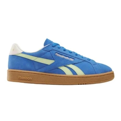 Afbeelding van Reebok Classic CLUB C Grounds Unisex Sneakers laag, Maat: 38.5, Kineticblue/astrolime/vintagechalk Veloursleer