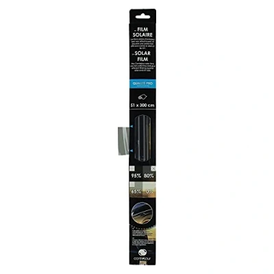 Image de Contrejour 463902 Film Solaire teinté Moyen pour Vitres de Voiture, 80 pourcent, Anthracite, 51 x 300 cm,Taille unique