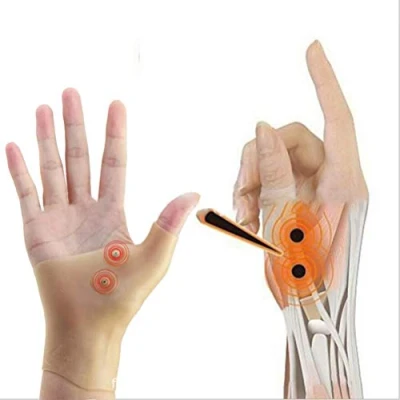 Afbeelding van Laddup Artritis Handschoen, Magnetotherapie Handschoenen, Gel Pols voor Duim Artritis, Carpaal Tunnel, Peesontsteking Mannen en Vrouwen