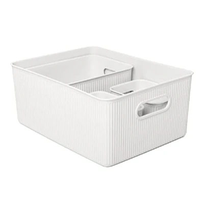 Afbeelding van multifunctionele organizer set 4 x wit groot