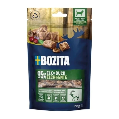 Afbeelding van 70g Bozita Meaty Bites Eland Eend hondensnacks