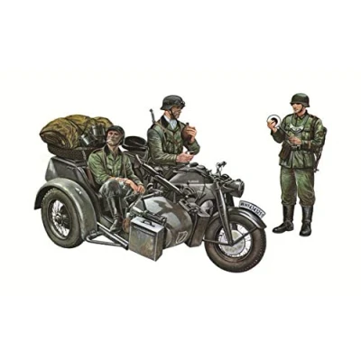 Afbeelding van Italeri ZUNDAPP KS750 WITH SIDECAR 1:35 Montagekit Motorfiets