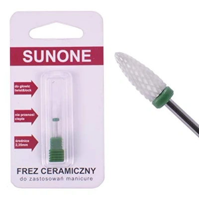Afbeelding van Sunone Keramische kegelsnijder sterk voor manicure en pedicure groen
