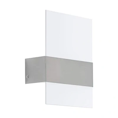 Afbeelding van EGLO Nadela Buitenverlichting Wandlamp 2 Lichts LED RVS Wit