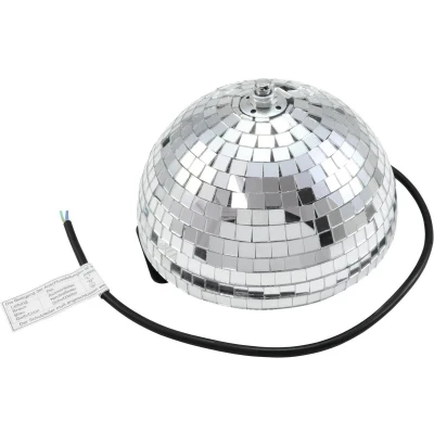 Afbeelding van Eurolite Halve Discobal Spiegelbol Discobol 20cm met motor